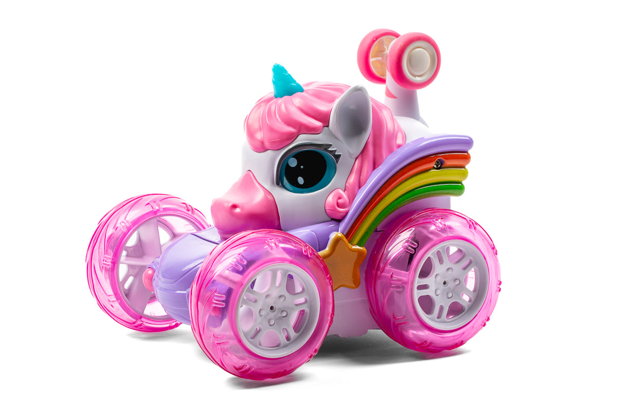 Unicorn R/C car 2,4GHz, 3,7V 500mAh w/light, pink